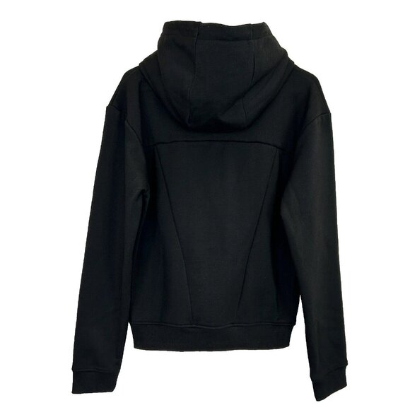 Alphalete Hoodie Womens Size Small Black Long Sleeve Pullover Sweatshirt - Picture 2 of 3